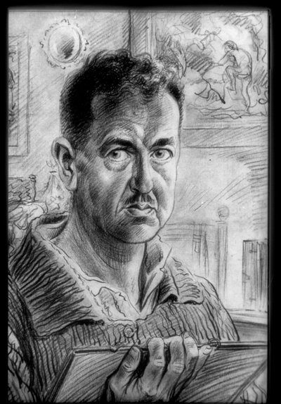 Self-portrait by Hinko Smrekar